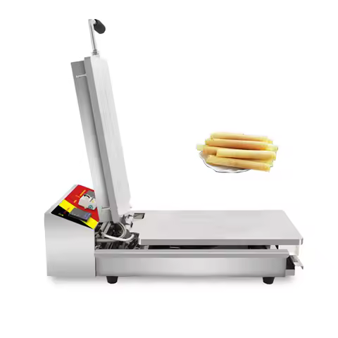 Commercial Crepe Crispy Egg Roll Machine DIY Ice Cream Waffle Cone Maker Baking Pan,110v/220v