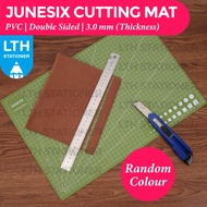 LTH Junesix Cutting Mat Double Sided Self Healing Cutting Mat A3 Size Non-Slip Scale Standard Measurement Grid Cut