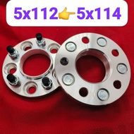 5x112 Convert 5x114 15mm 20mm 25mm 30mm Sport rim Wheel Spacer Sport Rim Audi A4 A5 A6 A7 A8 RS5 RS6 RS7 Q5 Q7