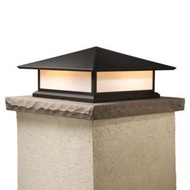 Jumbo flat minimalist outdoor garden lamp size 31x31