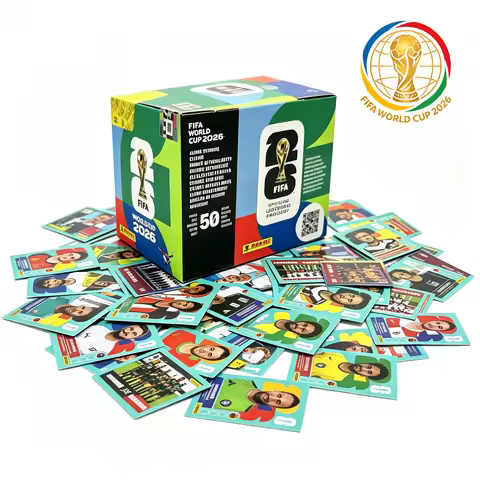Panini 2026 Soccer Star Sticker Random Blind Box Selection of Soccer Stars, Collected by Football En