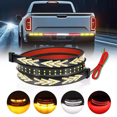 1.2M/1.5M/1.8M/2.0M/2.2M/2.4M 3Color Lights Arrow LED Truck Tailgate Light led light bar strip DC12V