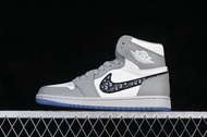 Dior x Air Jordan 1 Low AJ1 喬1迪奧聯名白灰高幫 CN8607-002