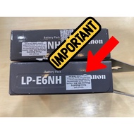 Canon LP-E6NH Lithium-Ion Battery For EOS R5 and EOS R6 (7.2V, 2130mAh)