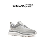 GEOX รองเท้าผ้าใบผู้ชาย รุ่น U SPHERICA ACTIF X - WHITE/LT GREY SS25 (U45GQCC1236M_S5WTGY)