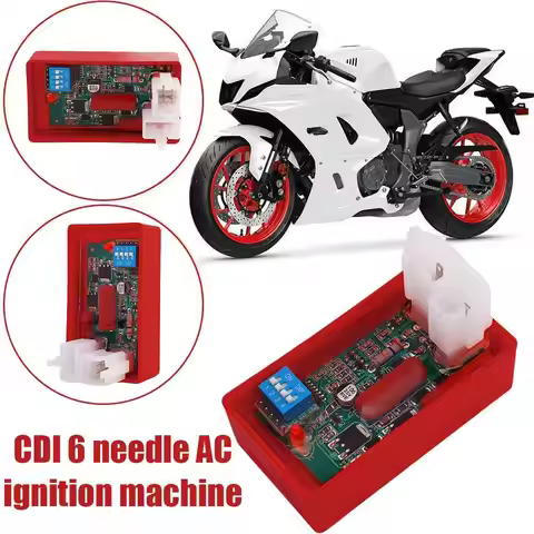 Programmable CDI For Motorcycle Lgnition 6 Pin AC CDI Racing Box DIP Speed For CG125 CG150 150CC FT