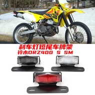 Suitable for Suzuki DRZ400E S S SM Mudguard Eliminator License Plate Holder LED Brake Light Short Ta