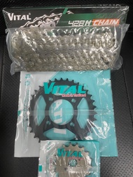 bộ nhông sên dĩa gd110 suzuki Loại 10Ly Nhông 15 Dĩa 35 chính hãng VITAL