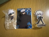 咒術迴戰 五條悟 迷你立牌、卡、扭蛋