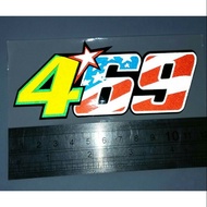 Stiker motor 469 pantul cahaya cutting