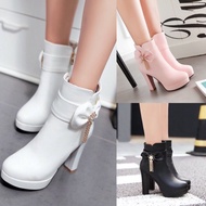 Lace up high heels boots 11cm*