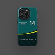 Racing 2024 Fernando Alonso Two-in-One Fernando Alonso Case iPhone16 Phone Case iphone15plus/14/13/1