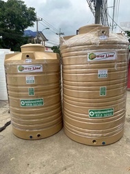 ถังเก็บน้ำบนดิน ขนาด 2000 ลิตร 1500 ลิตร สีครีม รับประกัน 15 ปี