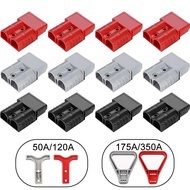 4Pcs/2Pairs 50A/120A 175A 350A Anderson Plug Connector SB50/SB350 Battery Charging Plug Anderson Con
