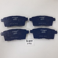 (HI-SPEED 3143) (Works Temp 400°C) (Rear) Brake Pad for Mazda CX7 2.3 CX9 3.7 8 Mpv LW LY ER39 2.3 4