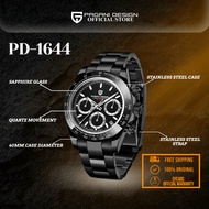 Original Pagani Design Jam Tangan Lelaki Men's Stainless Steel Chronograph Quartz Watch PD-1644 .