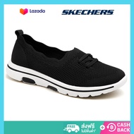 Skechers_ สเก็ตเชอร์ส รองเท้า ผู้หญิง Breathe-Easy Active Shoes-100245-BLK - Air-Cooled, Arch Fit, Relaxed Fit, Vegan