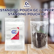 Cod Available Standing Pouch Double Seal Wide Seal/ Ziplock Plastic/ Clear Standing Pouch/ Transpare