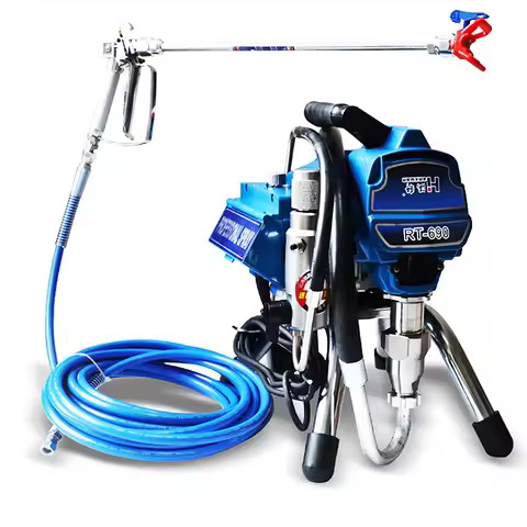 4800W 6.8L High-power Electric High-pressure Airless Spraying Machine Emulsion Paint Wall Household 