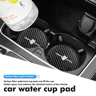 Car Auto Cup Holder Anti Slip Insert Coasters Pads Interior Accessories For BMW Performance M Alpina