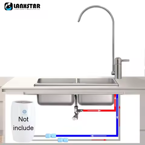 Drinking Water Filter Tap Faucet for Amway Water Purifier 360° Rotation RV Kitchen Purifier Tap Stai