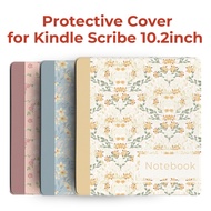 Twosheep Case for Kindle Scribe Cover with Pen Holder Auto Sleep/Wake fuct Compatible with 10.2 Inch
