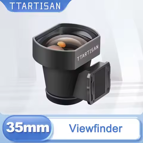 35mm Universal Cold Shoe External Optical Viewfinder Optical System for Sony Fujifilm Leica Eyecup V