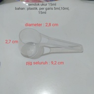 7.5gram Plastic Measuring Spoon 15ml Plastic Measuring Spoon