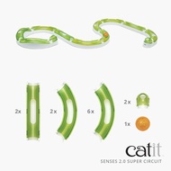 🎈😻🇨🇦รางบอล Catit Senses 2.0 รุ่นใหม่ ของเล่นแมว มี 3 รุ่น (รางเรียบ/รางคลื่น/รางผสม) PLAY/WAVE/SUPER CIRCUIT