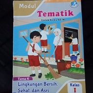 Buku LKS Tematik SD/MI Kelas 1 Tema 6 - Preloved Buku Bekas