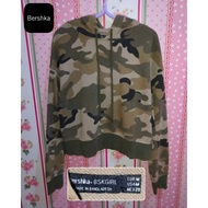 Bershka camo hoodie