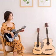 [Real photo/Available] 30-41inch Acoustic Guitar for beginners, retro round angle, sa folk guitar