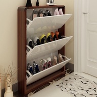 Household Large Capacity Slim Shoe Rack Simple White Entrance Shoe Cabinet