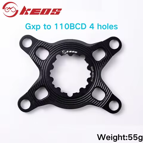 KEOS Mountain Bike Chainring Adapter Fully CNC Forged Ultra Light 4-Bolt Conversion Seat Plate forSR