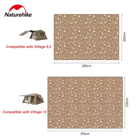 Naturehike Picnic Mat Village 6.0 /13 Beach Carpet Outdoor Camping Tent Floor Print Waterproof Groun