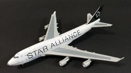 (二手) 1:400 漢莎航空 Lufthansa Star Alliance Boeing 747 金屬模型飛機