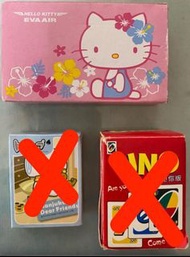 Eva Air 啤牌 迷你撲克牌 迷你UNO
