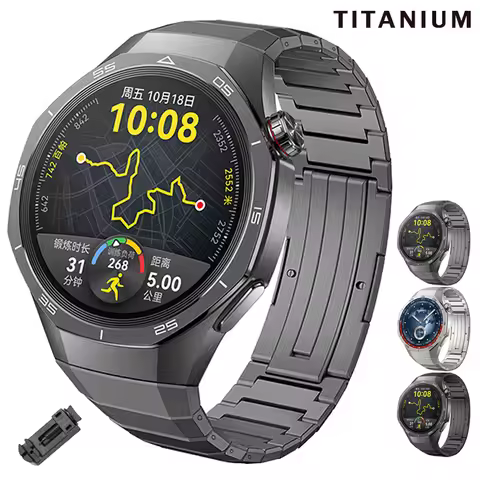 No Gaps Luxury Titanium Alloy Strap For Huawei Watch GT 5 Pro Metal Bracelet For Huawei Watch GT 5 P