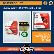 Aki Basah Yuasa YB5L-B Aki Motor Honda Supra Supra X Supra Fit New Astrea Grand Legenda Jupiter MX L