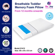 Bejoy Breathable Memory Foam Toddler Pillow with Cooling Gel - 1years onwards