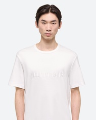 Helmut Lang LOGO白色寬鬆短袖TEE_男/中性/ S