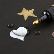 Japan Japan SAKURA SAKURA Paint Pen Hand-Painted Highlighter White Pen Silver Gold Paint Pen Gold Si