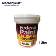 FEDERAL ROYALITE PAINT 1L (White) - INTERIOR EMULSION PAINT / Repack - 1L