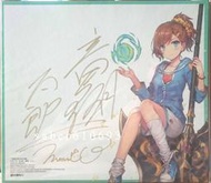 2017 動漫節 角川 竜ノ湖太郎 ももこ 問題兒童的最終考驗 簽名板 / 不時輕聲地以俄語遮羞的鄰座艾莉同學 簽名