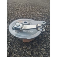 YAMAHA Y100 Y110 Y80 ss2 REAR HUB PANEL SET REAR BRAKE HUB PANEL SET HUB BREK COVER BELAKANG SET