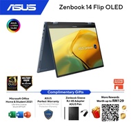 Demo Asus Zenbook Flip UP3404V-AKN182WS Laptop (Intel i7-1360P, 16G, 512G, 14" TOUCH 2.8k OLED 90Hz,