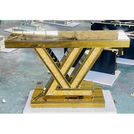 [PREORDER] LUXURY CONSOLE TABLE ENTRYWAY CONSOLE TABLE GLASS CONSOLE TABLE