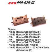 METTAL FRONT BRAKE PAD SINTERED CB250 CB300 CB650 RA CBR650 R  X-ADV 750 CRF1000 CRF1100 AFICA TWIN 