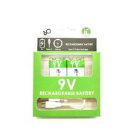 AA AAA C D 9V 18650 1.5v 3.7v Li-Ion Rechargeable Battery Type-C USB Charger Cable