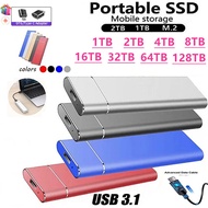 128TB mobile external hard drive SSD 64TB-32TB-16TB-8TB-4TB mobile hard drive external hard drive 1T